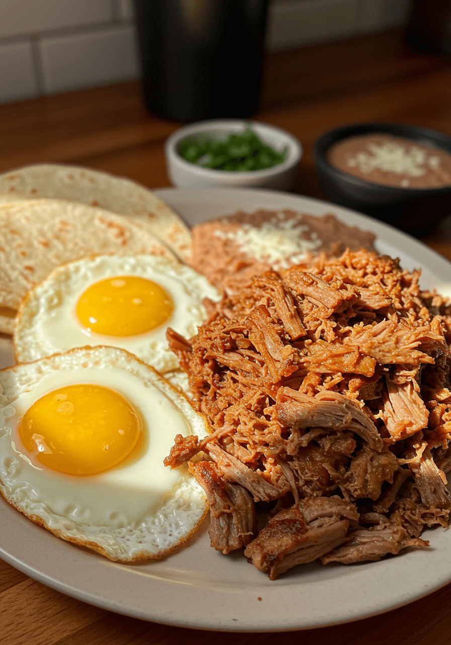 carnitas breakfast recipe with eggs