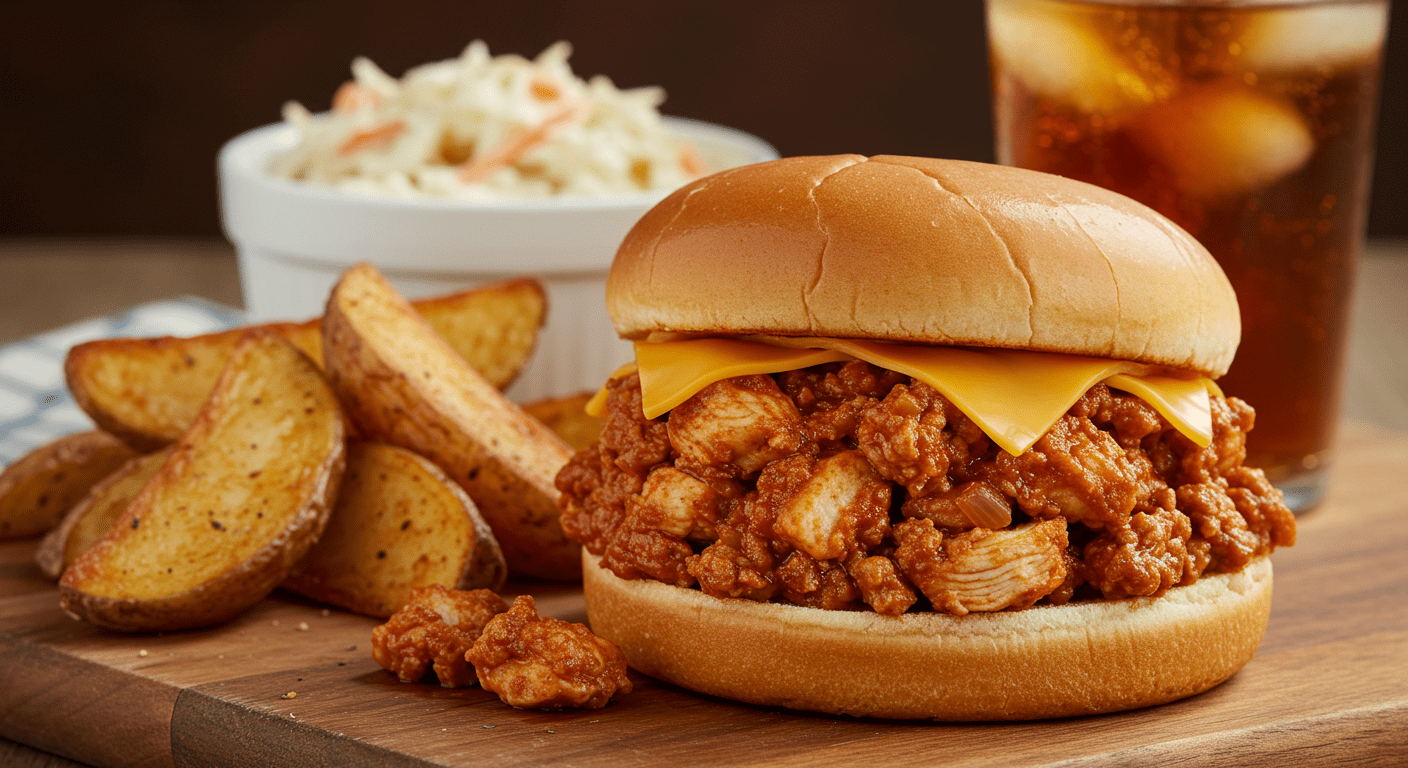 cajun chicken sloppy joes