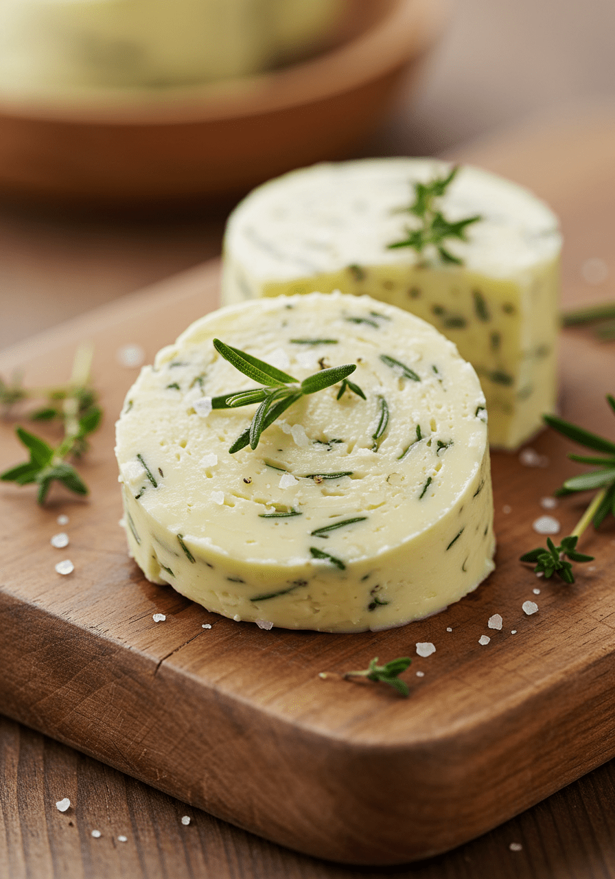 rosemary thyme compound butter for fish