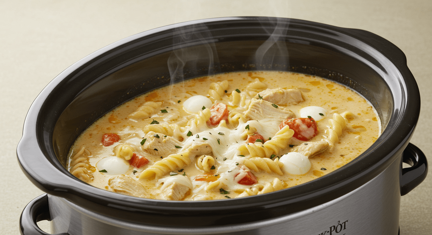 crock pot creamy chicken parmesan soup