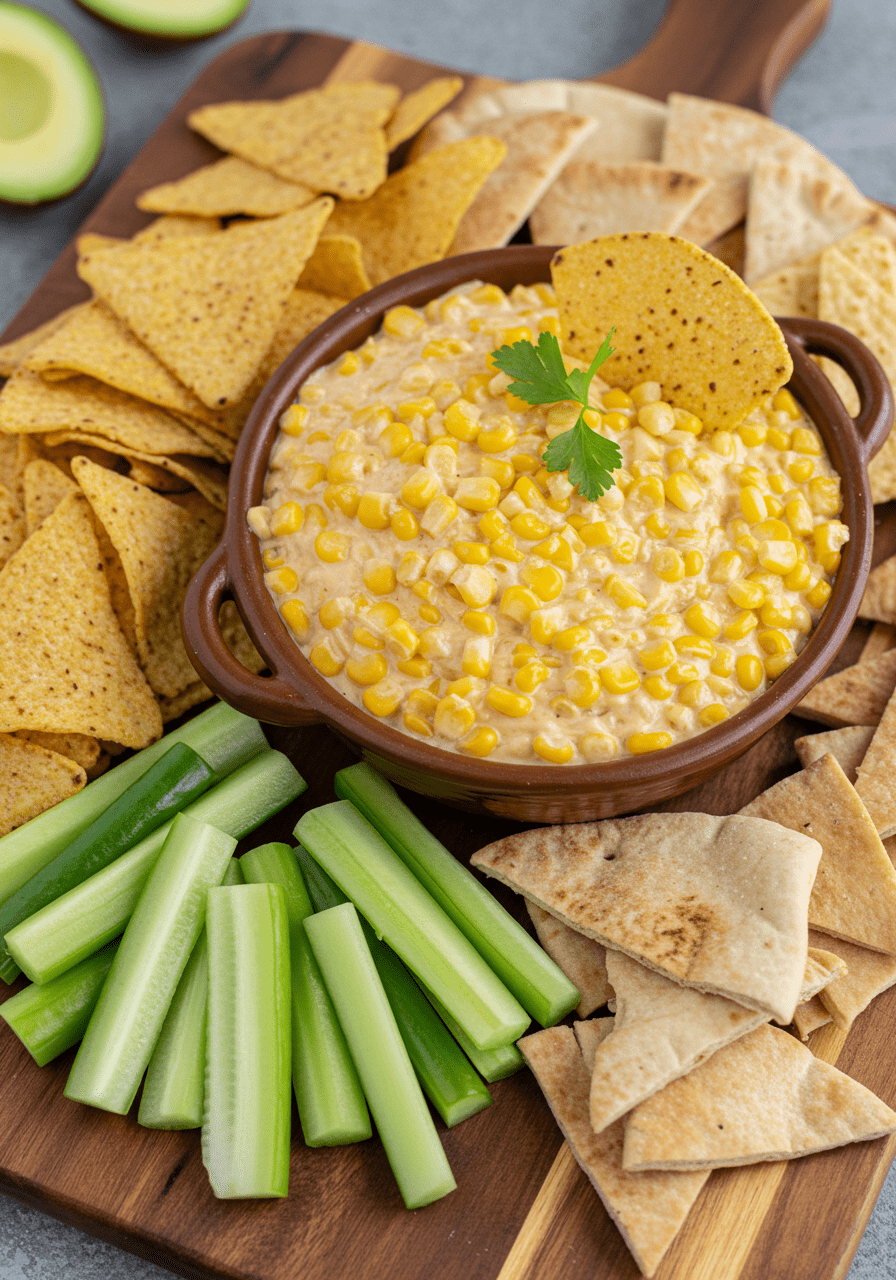 easy corn dip recipe with cream cheese